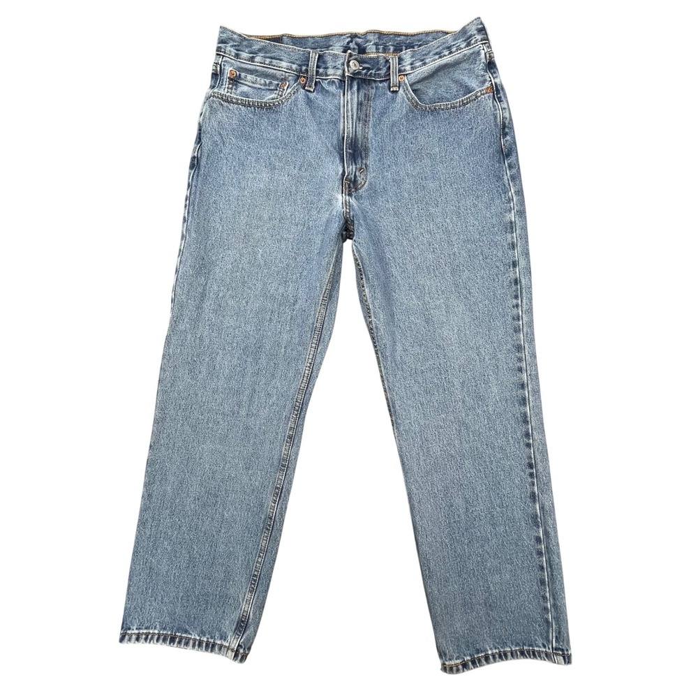 Levi's Blue 550 Relaxed Fit Tapered Leg Jeans Mens 36x30